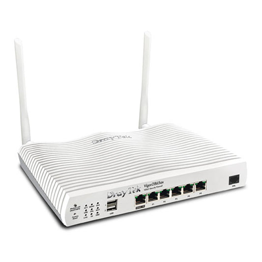 DrayTek V2865AX-K Vigor 2865ax Wireless 6 AX Multi-WAN Firewall VDSL Modem Router - PC Gear UK