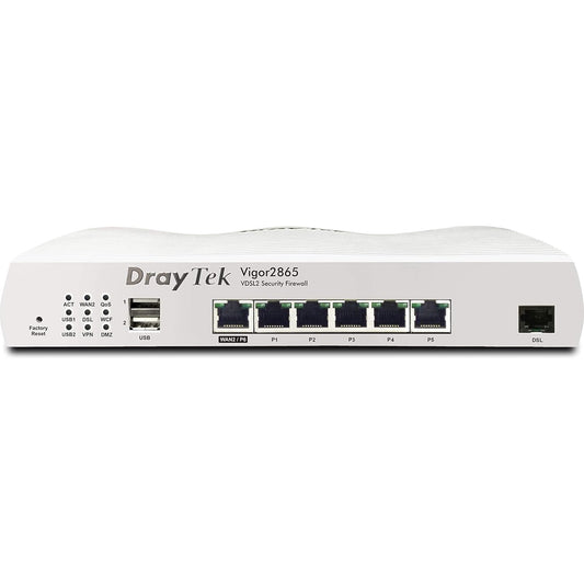 DrayTek V2865-K Vigor 2865 Multi-WAN Firewall VDSL Modem Router - PC Gear UK