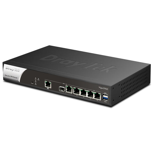 DrayTek V2962-K Vigor 2962 Wired 2.5GbE Dual-WAN Firewall Router and VPN Concentrator - PC Gear UK