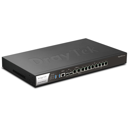 DrayTek V3912-K Vigor 3912 Wired 12.5Gb Enterprise Grade Multi-WAN Firewall Router - PC Gear UK