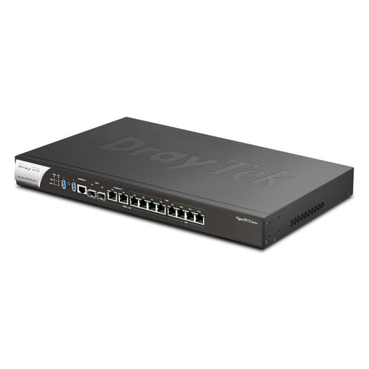 DrayTek V3912S-K Vigor 3912S Wired 12.5Gb Enterprise Grade Multi-WAN Firewall Router with 256GB SSD for Linux Applications - PC Gear UK