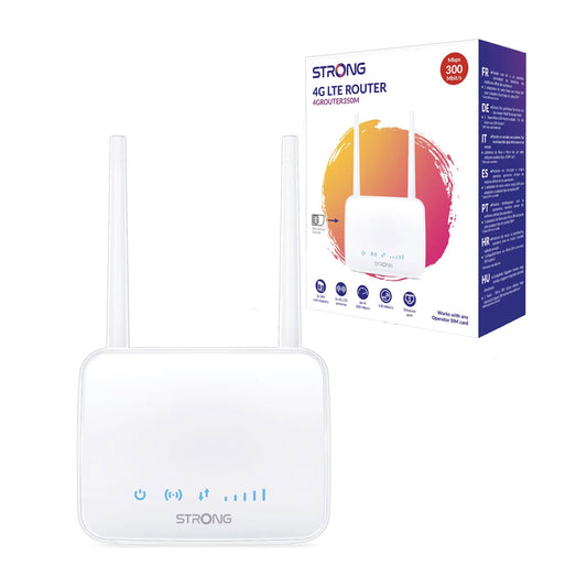Strong 4GROUTER350MUK 4G LTE CAT4 N300 Unlocked Mobile Broadband Mini Wireless Router - PC Gear UK