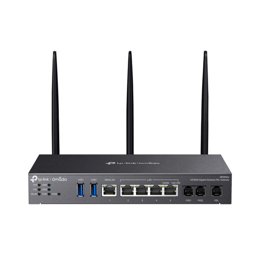TP-Link Omada DR3650V AX3000 Wi-Fi 6 Gigabit Desktop VDSL Gateway Modem Router - PC Gear UK