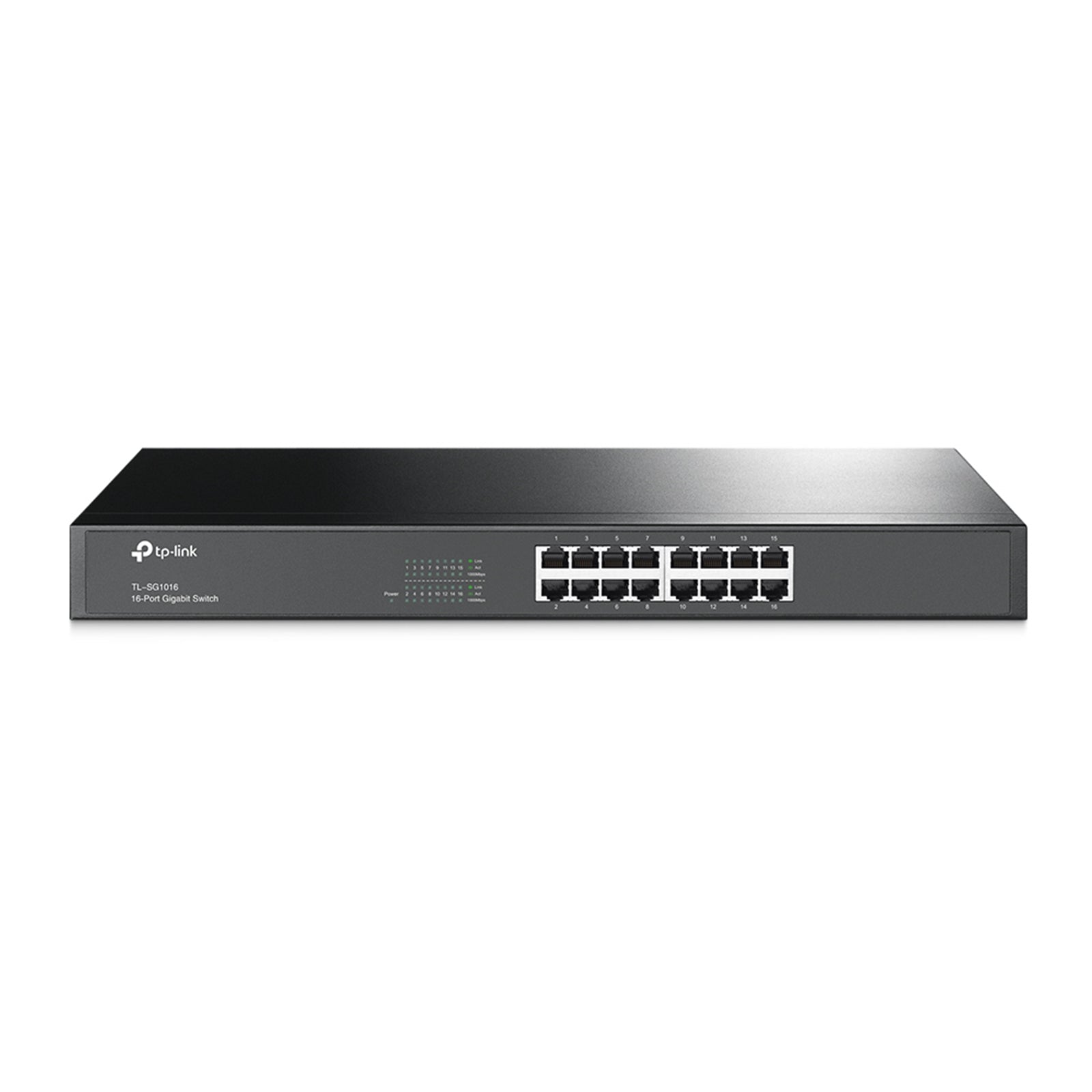 TP-Link TL-SG1016 16-Port Metal Gigabit Rackmount Network Switch - PC Gear UK