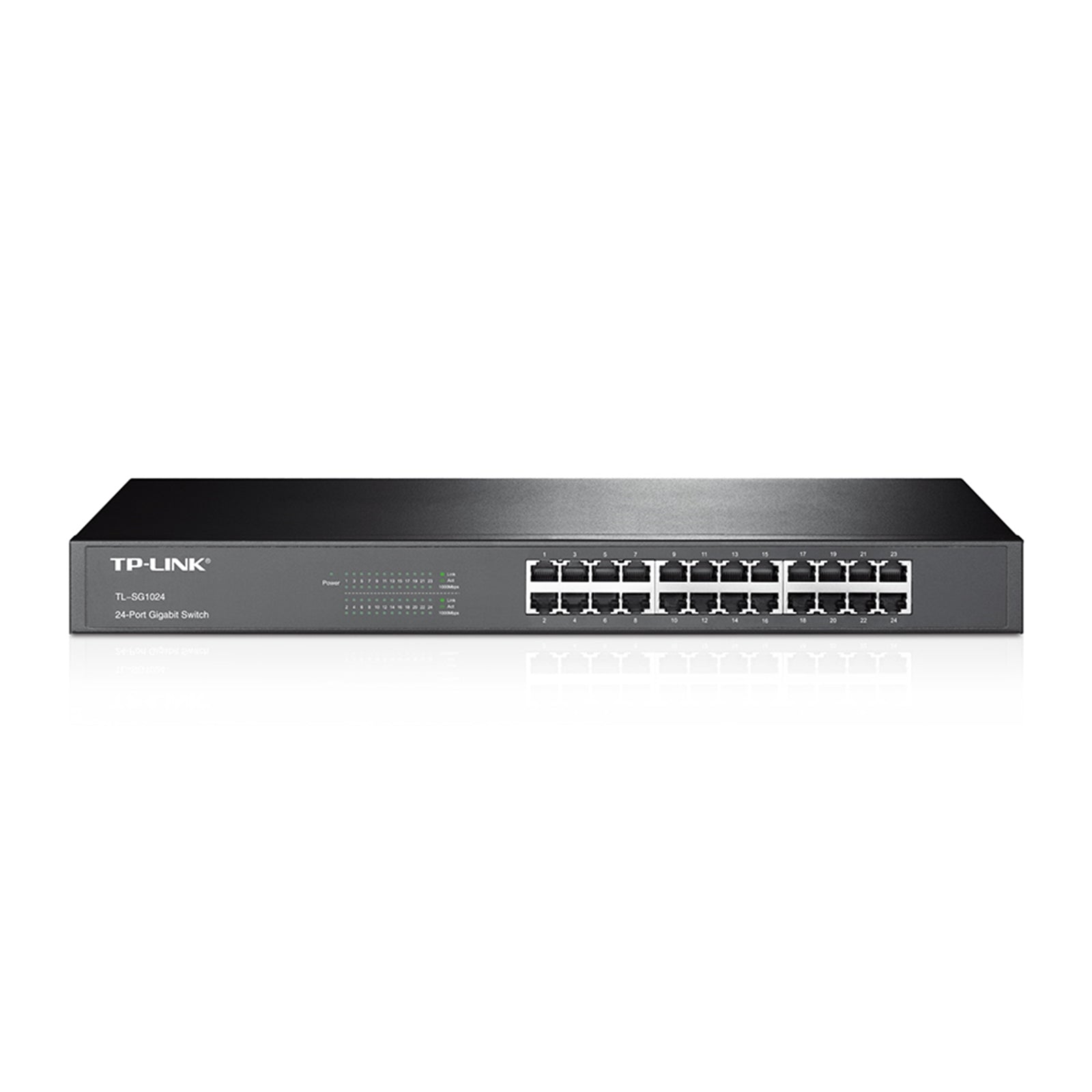TP-Link TL-SG1024 24-Port Metal Gigabit Rackmount Network Switch - PC Gear UK