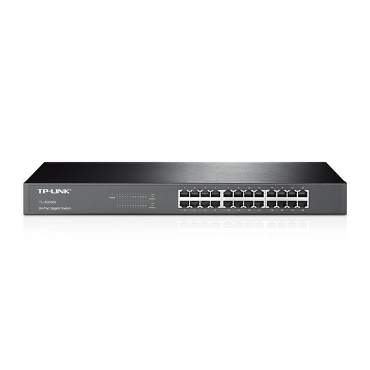 TP-Link TL-SG1024 24-Port Metal Gigabit Rackmount Network Switch - PC Gear UK