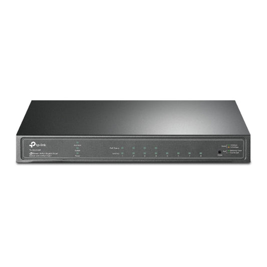 TP-Link JetStream TL-SG2008P 8-Port Metal Gigabit Smart Switch with 4-Port PoE+ (62W) - PC Gear UK
