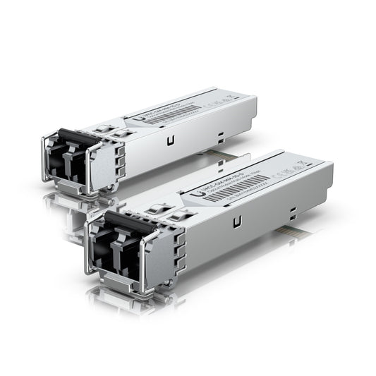 Ubiquiti UACC-OM-MM-1G-D-2 (2-Pack) 1G Multi-Mode Optical SFP Module - PC Gear UK