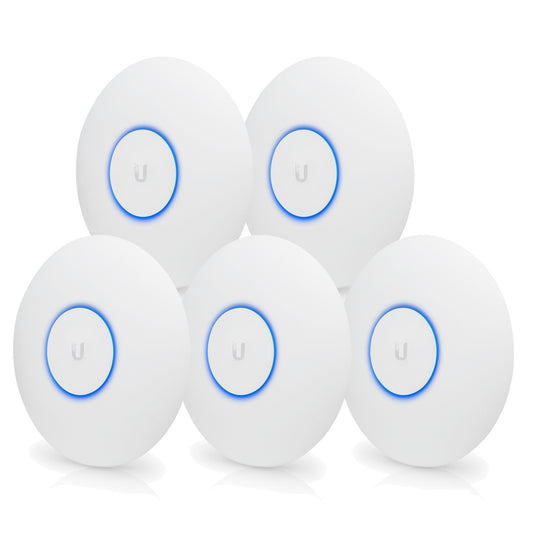 Ubiquiti UAP-AC-PRO-5 UniFi AP AC PRO Wireless AC1750 Dual Band PoE Access Point (5 Pack) - PC Gear UK