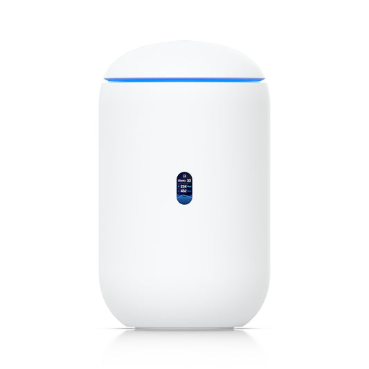 Ubiquiti UDR7 UniFi Dream Router 7 Combined 2.5 GBE Switch, NVR, Router, WiFi 7 Access Point and Gateway, Compact desktop