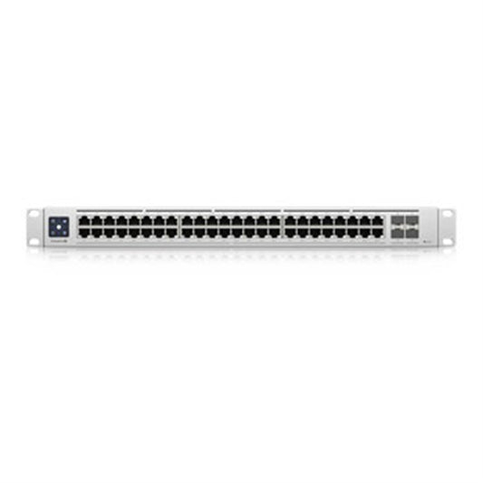 Ubiquiti USW-Enterprise-48-PoE UniFi 48-Port Layer 3 Managed Rackmount 2.5-Gigabit PoE+ Switch w/ 4 x 10GbE SFP+ Ports (720W) - PC Gear UK
