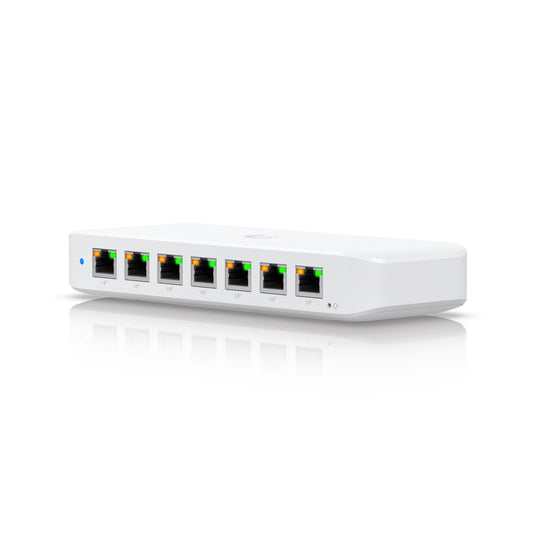 Ubiquiti USW-ULTRA-60W UniFi Switch Ultra 8 Port Layer 2 Gigabit PoE+ Switch - PC Gear UK