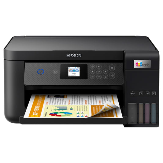 Epson EcoTank C11CJ63403 ET-2851 Inkjet Printer, Colour, Wireless, All-in-One, A4, 3.7cm LCD Screen - PC Gear UK