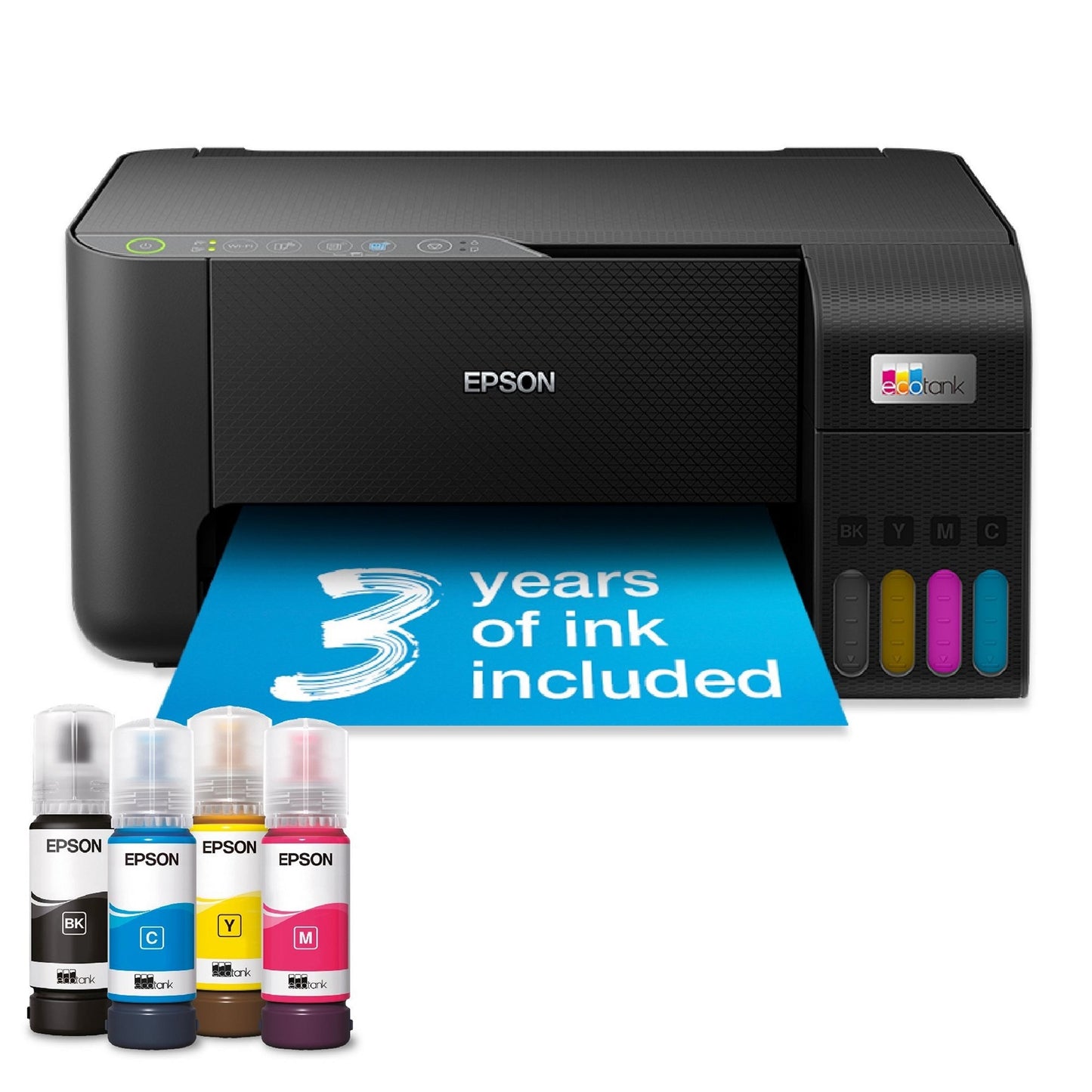 Epson EcoTank ET-2862 C11CJ67427 Multifunction Wi-Fi Ink Tank Printer, Colour, Wireless, All-in-One, A4, 5760x1440 DPI - PC Gear UK