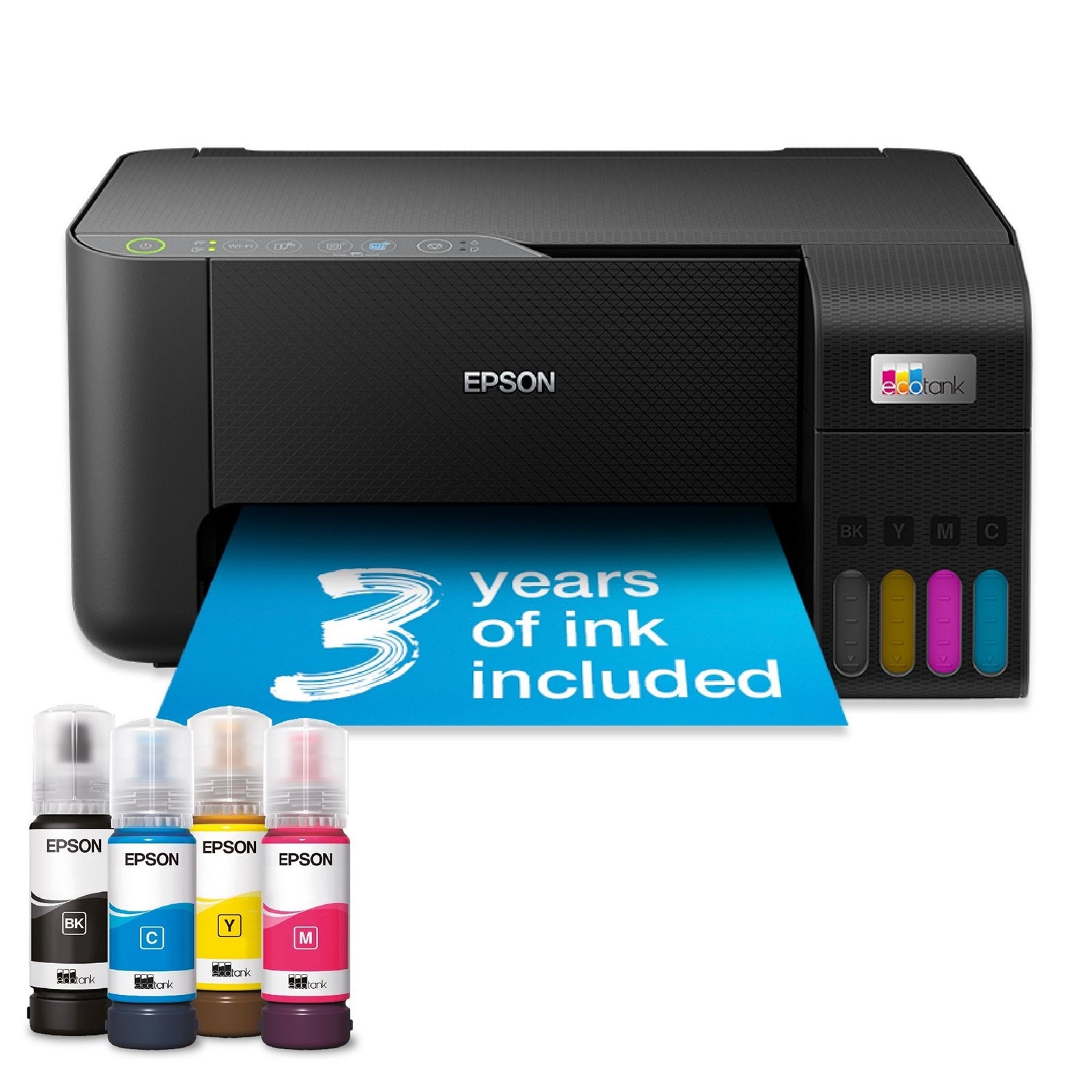 Epson EcoTank ET-2862 C11CJ67427 Multifunction Wi-Fi Ink Tank Printer, Colour, Wireless, All-in-One, A4, 5760x1440 DPI - PC Gear UK