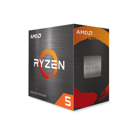 AMD Ryzen 5 5600X 6 Core AM4 Processor, 12 Threads, 3.7GHz up to 4.6GHz Boost, 35MB Cache, 65W, with Wraith Stealth Cooler, No Graphics - PC Gear UK