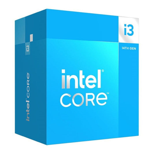 Intel Core i3 14100F 4 Core Processor 8 Threads, 3.5GHz up to 4.7GHz Turbo, Raptor Lake Refresh Socket LGA 1700 12MB Cache, 60W, Maximum Turbo Power 110W, No Graphics, - PC Gear UK
