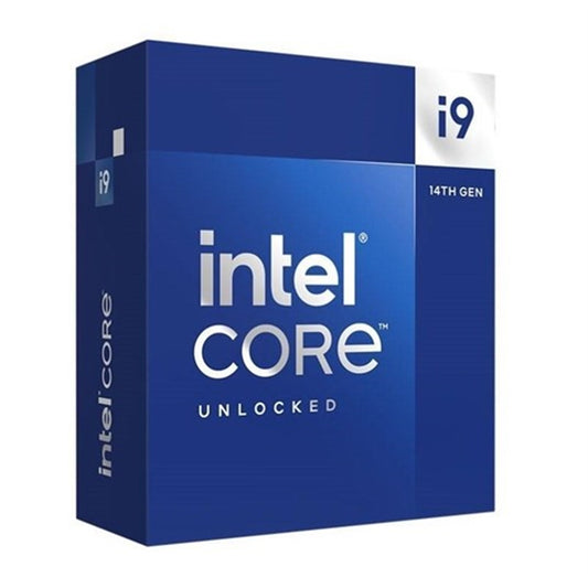 Intel Core i9 14900K 24 Core Processor, 32 Threads, 3.0GHz up to 5.8GHz Turbo Raptor Lake Socket LGA 1700 36MB Cache, 125W, Maximum Turbo Power 253W, Intel UHD 770 Graphics, No Cooler - PC Gear UK