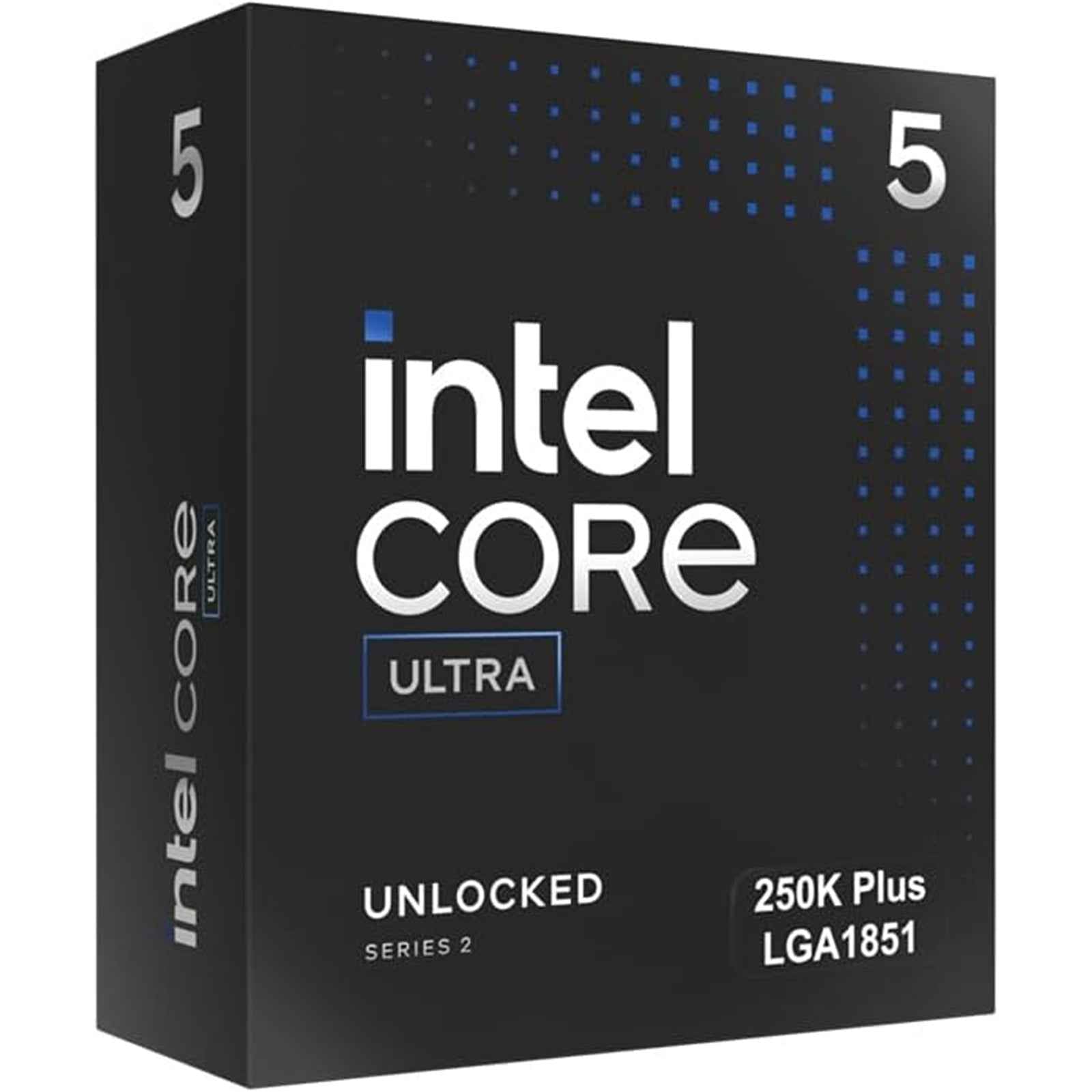 Intel Core Ultra 5 processor 250K Plus, 18 Cores, 18 Threads, 3.3GHz up to 5.3GHz, LGA 1851 Socket ,30MB Cache, 125W, Maximum Turbo Power 159W, Intel Graphics, No Cooler