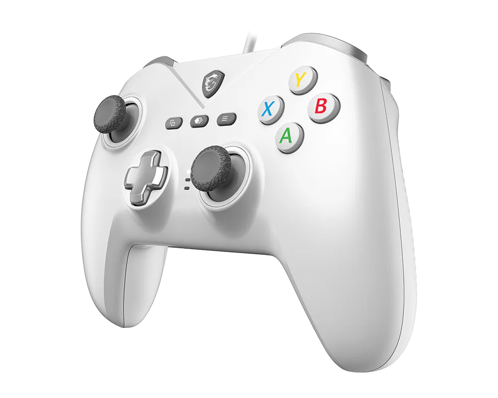 MSI FORCE GC200 WHITE Gaming Controller USB Gamepad Analogue / Digital Android, PC