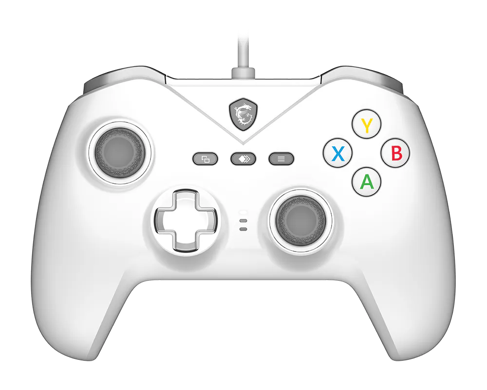 MSI FORCE GC200 WHITE Gaming Controller USB Gamepad Analogue / Digital Android, PC