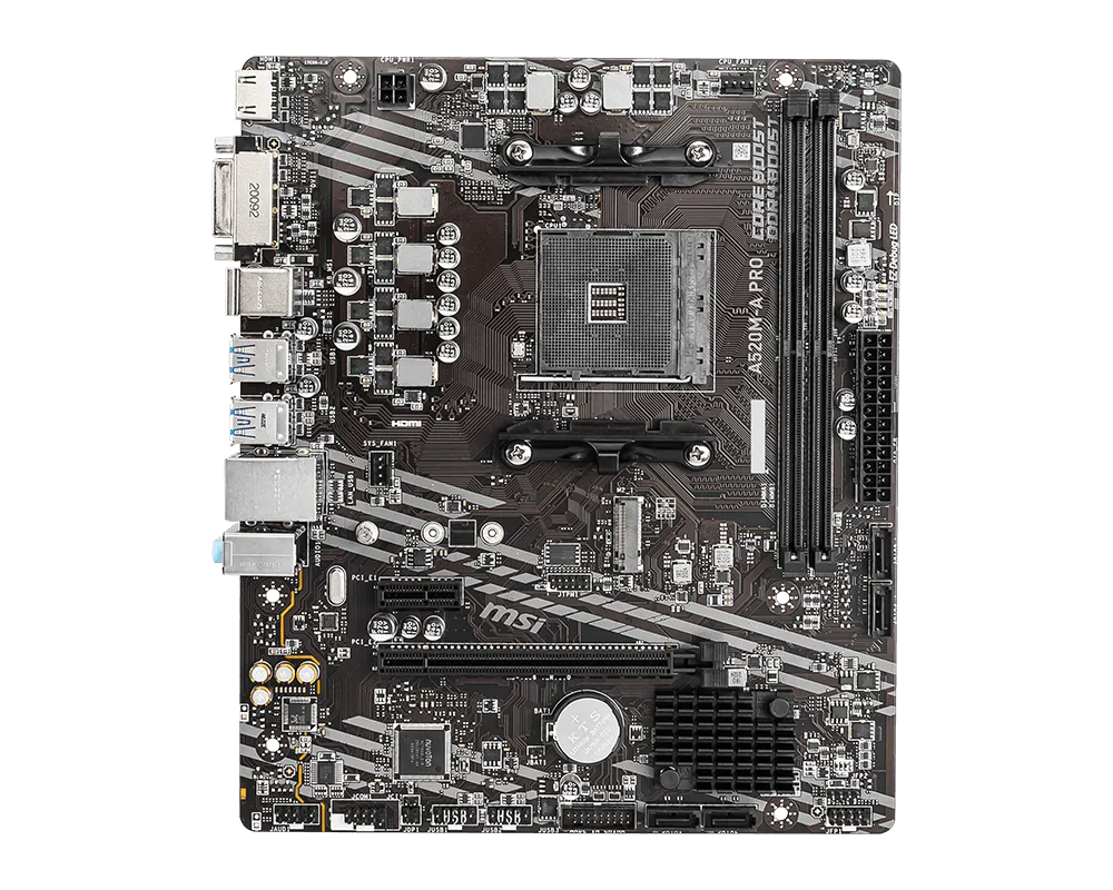 MSI A520M-A PRO AMD AM4 Micro-ATX Motherboard