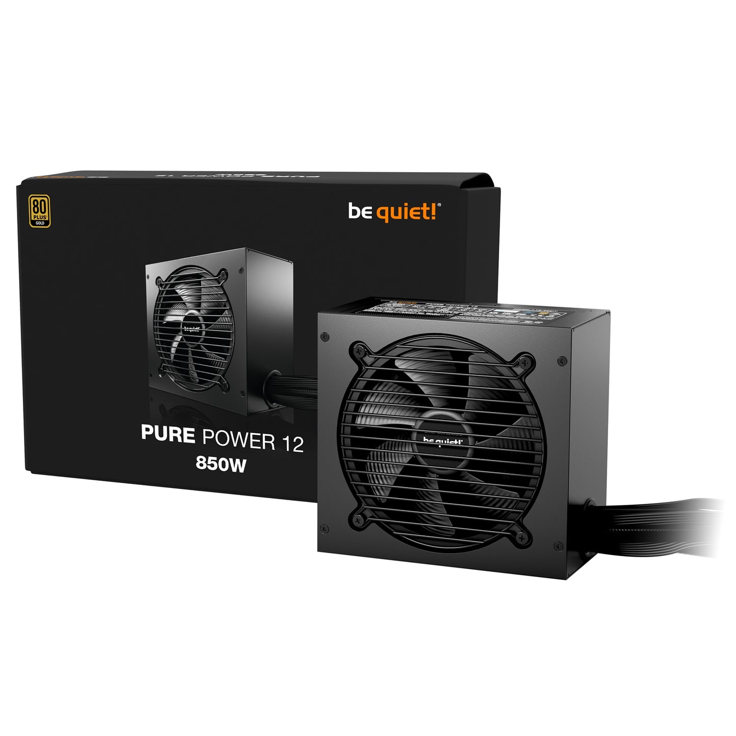 be quiet! 850W PURE POWER 12, 80 PLUS Gold, ATX 3.1 compliant and PCIe 5.1 compatible,10-year manufacturer's warranty - PC Gear UK
