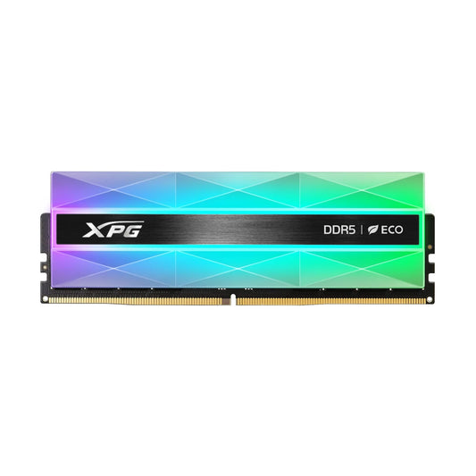 Adata LANCER NEON AX5U6400C3216G-CLANRSG DDR5 6400MHz, 16GB, (1 x 16GB) CL32, 1.4v, Retail, Silver RGB System Memory, Using Eco-Friendly Material - PC Gear UK