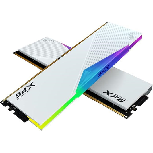 Adata XPG Lancer AX5U6400C3232G-DCLARWH 64GB U-DIMM RGB System Memory DDR5, 6400MHz, 2 x 32GB - PC Gear UK
