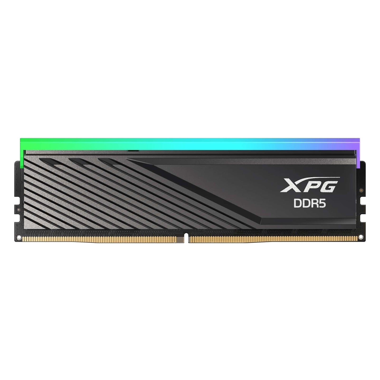 Adata LANCER RGB AX5U6000C3616G-SLABRBK DDR5 6000MHz, 16GB, (1 x 16GB) CL36-38-38, 1.35v, Retail, Black RGB System Memory - PC Gear UK