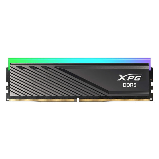 Adata LANCER RGB AX5U6000C3616G-SLABRBK DDR5 6000MHz, 16GB, (1 x 16GB) CL36-38-38, 1.35v, Retail, Black RGB System Memory - PC Gear UK