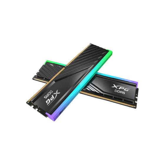 Adata LANCER RGB AX5U6000C3616G-DTLABRBK DDR5 6000MHz, 32GB, (2 x 16GB) CL36-38-38, 1.35v, Retail, Black RGB System Memory - PC Gear UK