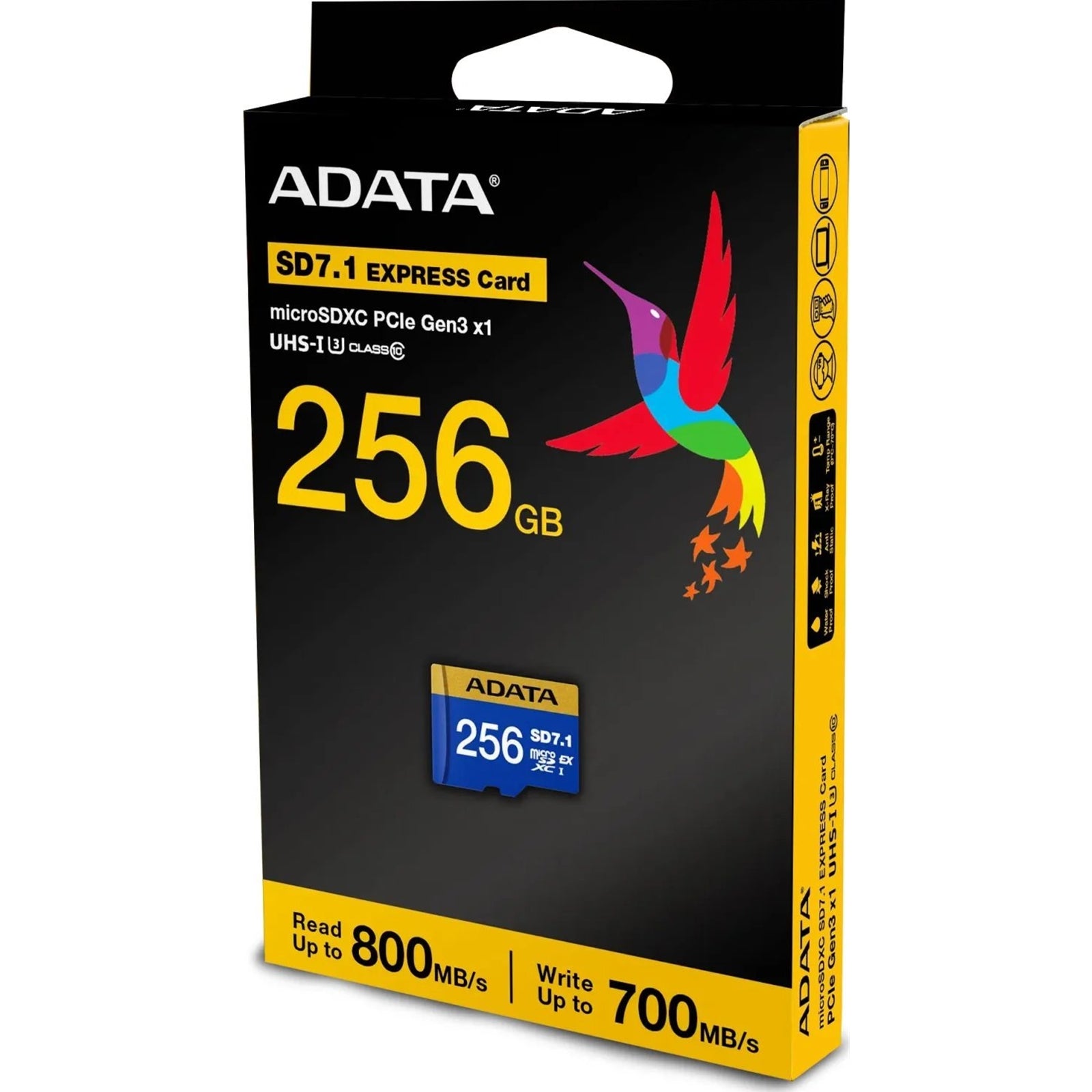 Adata Premier Extreme 256GB microSDXC SD7.1 Express Card, Nintendo Switch 2 Ready - PC Gear UK