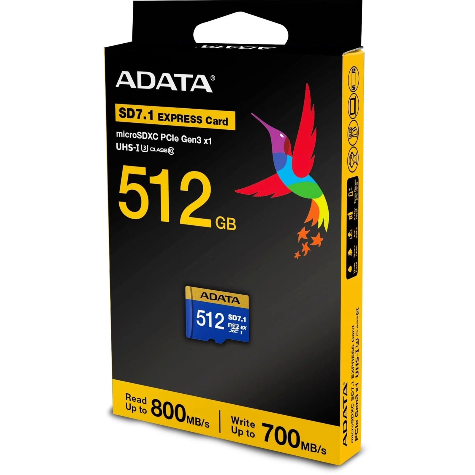 Adata Premier Extreme 512GB microSDXC SD7.1 Express Card, Nintendo Switch 2 Ready - PC Gear UK