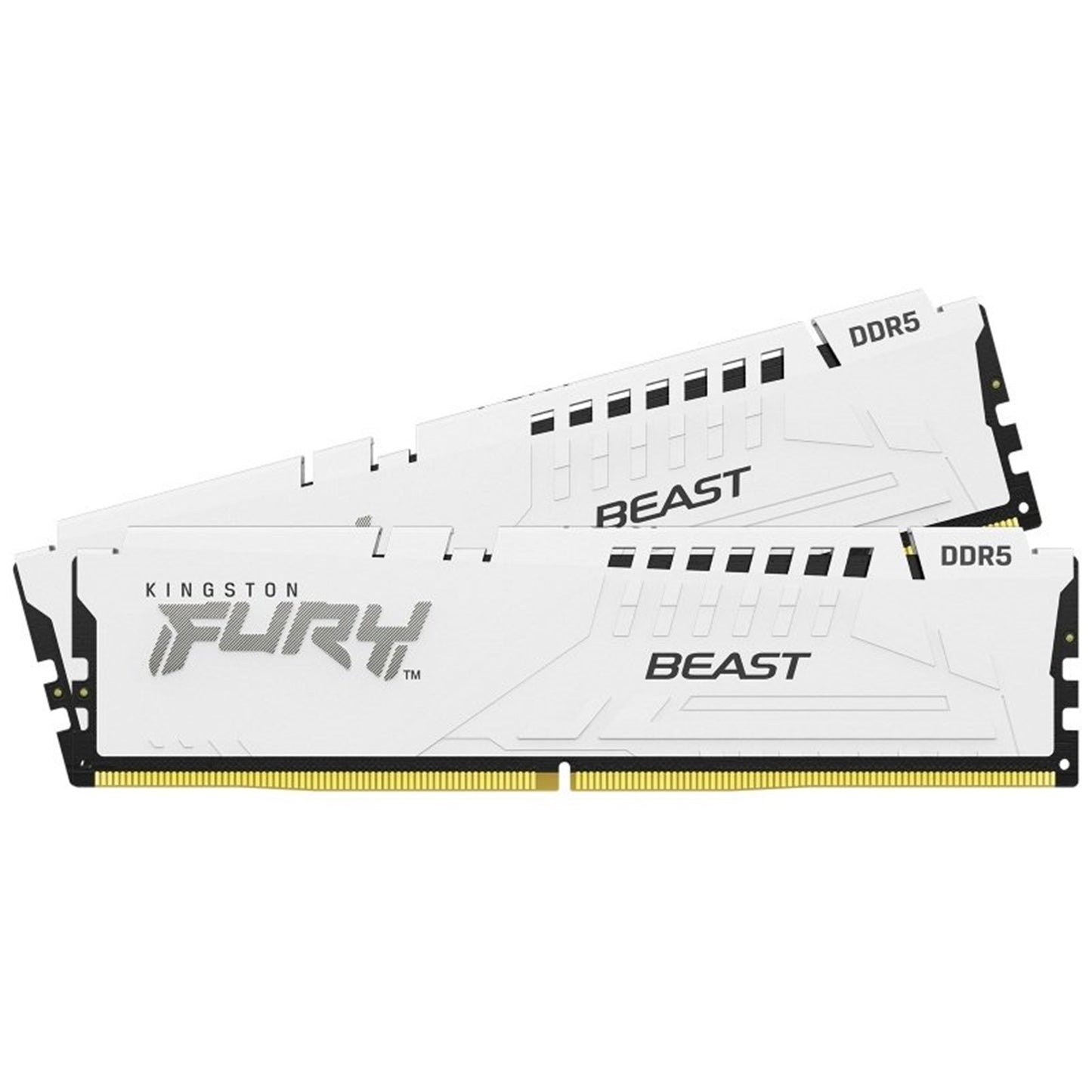 Kingston, Kingston FURY Beast KF556C36BWEK2-32 32GB (2x 16GB) DIMM System Memory, 5600MHz, DDR5, CL36, White, Intel XMP, AMD EXPO, DDR5