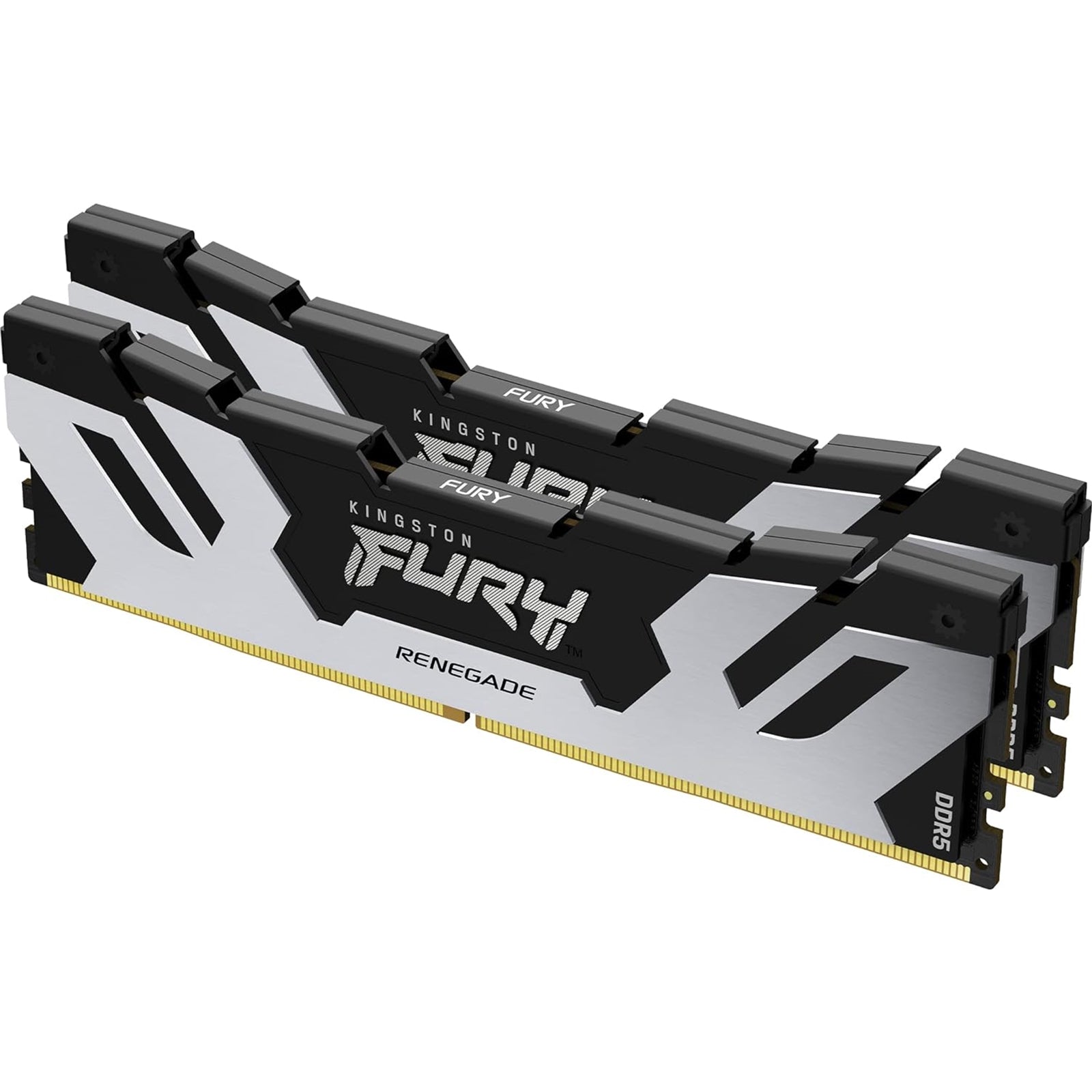 Kingston FURY Renegade KF564C32RSK2-64 64GB (32GB x2) DDR5 6400MT/s Silver/Black DIMM, AMD EXPO Certified - PC Gear UK