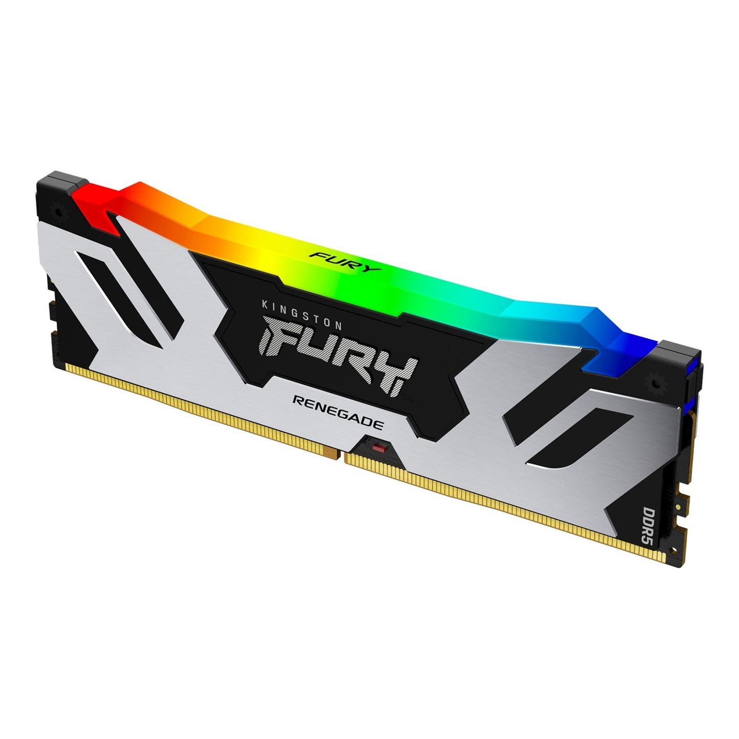 Kingston, Kingston FURY Renegade KF572C38RSA-24 248GB (1x 24GB) DIMM System Memory, 7200MHz, DDR5, CL38, Silver, RGB, Intel XMP, DDR5