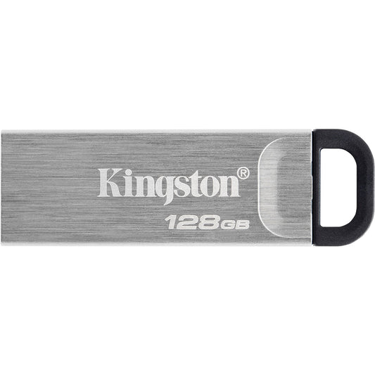 Kingston DataTraveler Kyson 128GB USB 3.2 Capless Metal USB Flash Drive - PC Gear UK