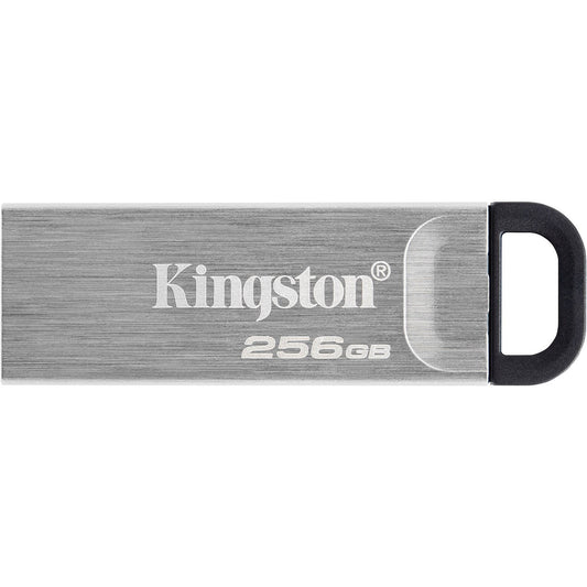 Kingston DataTraveler Kyson 256GB USB 3.2 Capless Metal USB Flash Drive - PC Gear UK