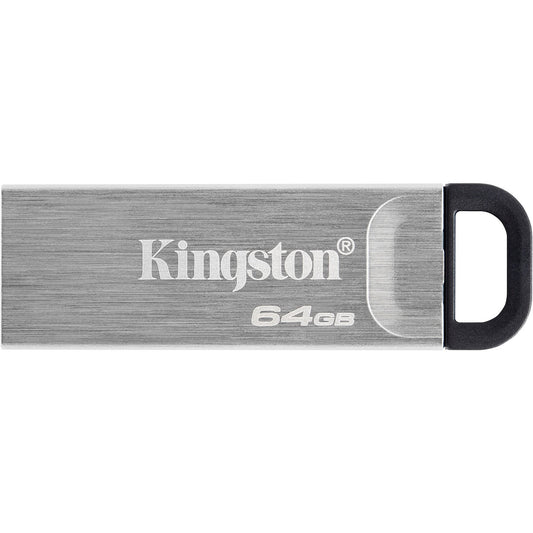 Kingston DataTraveler Kyson 64GB USB 3.2 Capless Metal USB Flash Drive - PC Gear UK