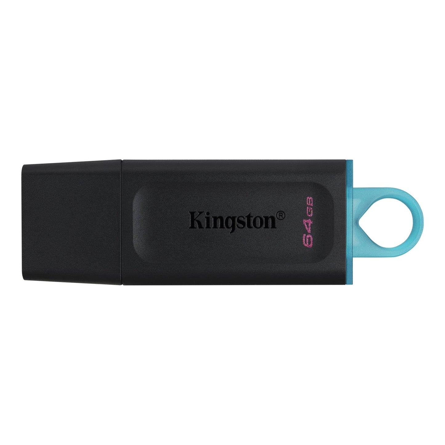 Kingston DataTraveler Exodia 64GB USB 3.2 Black with Cyan loop USB Flash Drive - PC Gear UK