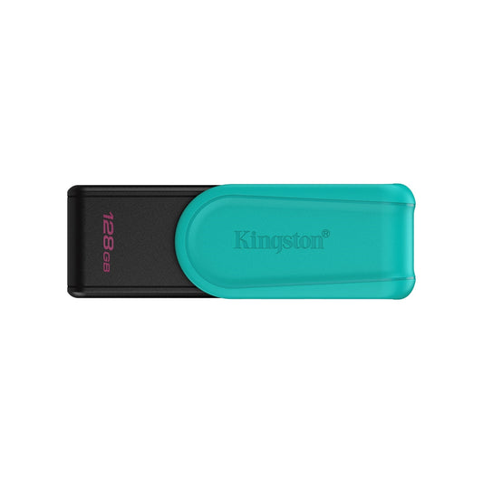 Kingston DataTraveler Exodia S DTXS/128GB USB Flash Drive, 128GB, USB 3.2, Black/Green, Swivel Cap Design - PC Gear UK