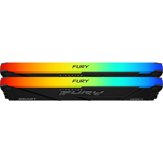 Kingston Fury Beast 16GB 3600MHz (2x8Gb) DDR4 CL17 DIMM RGB System Memory - PC Gear UK