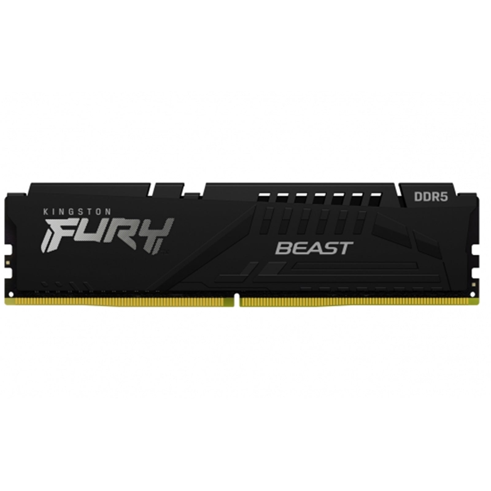 Kingston FURY Beast KF552C40BB-16 Gaming System Memory, DDR5, 5200MHz, 1 x 16Gb, Black Heatsink, 288 Pin, 1.25v, CL40 - PC Gear UK