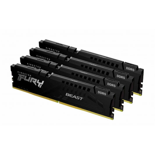 Kingston Fury Beast KF556C40BBK4-128 128GB 32GB (32GB 4G x 64-Bit x 4 pcs.) DDR5-5600 CL40 288-Pin DIMM Kit - PC Gear UK