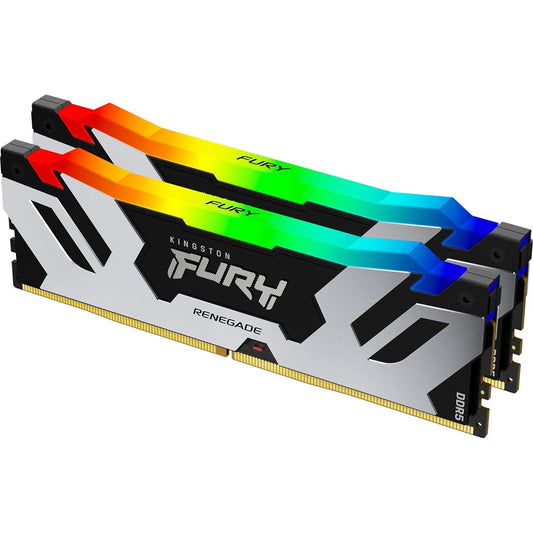 Kingston FURY Renegade KF572C38RSAK2-32 32GB (2x16GB) RGB System Memory, 7200MT/s, DDR5, CL38, DIMM, AMD EXPO Certified - PC Gear UK