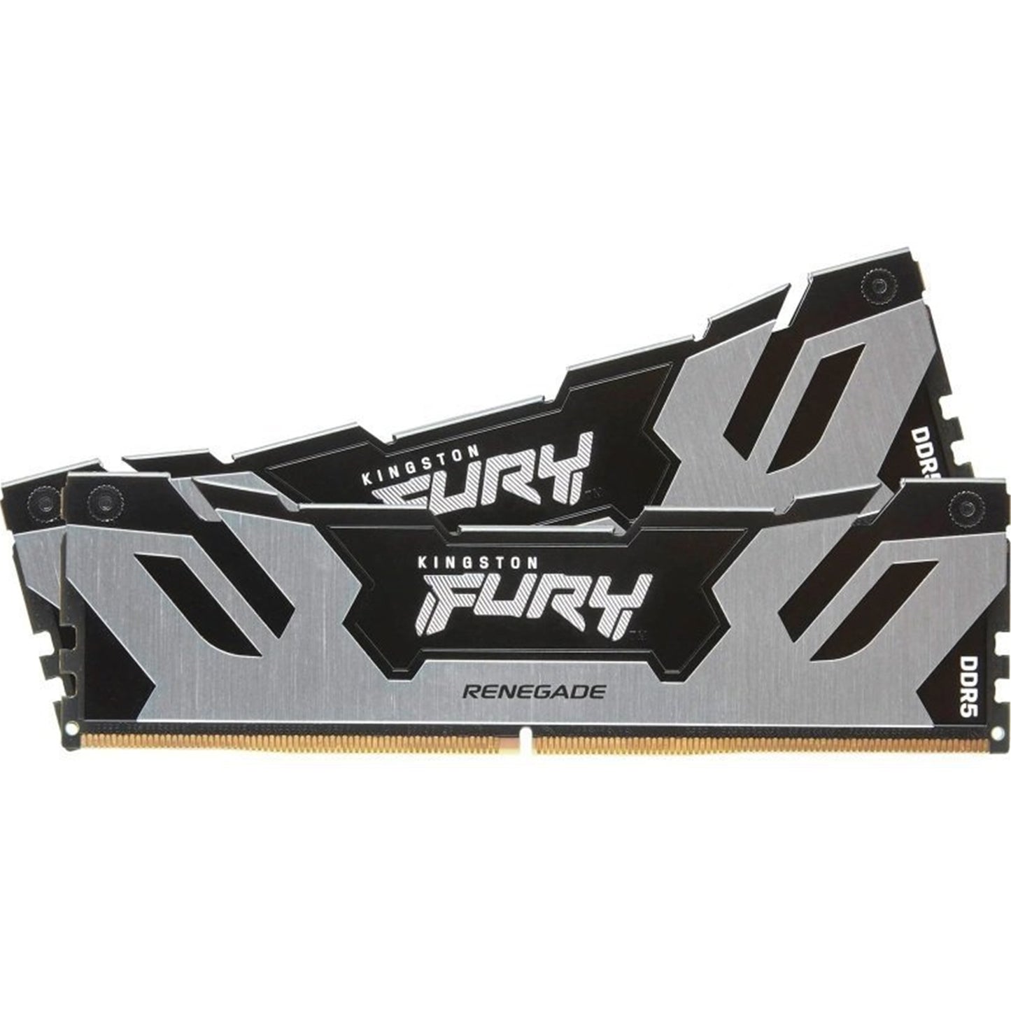 Kingston, Kingston FURY Renegade KF572C38RSK2-32 32GB (2x 16GB) DIMM System Memory, 7200MHz, DDR5, Silver, Intel XMP, DDR5