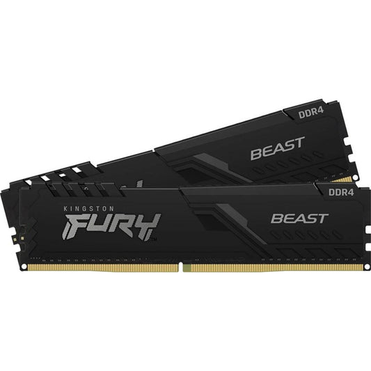 Kingston Fury Beast KF436C18BBK2/64 System Memory 64GB, 3600MHz, (2 x 32GB), DDR4, DIMM - PC Gear UK