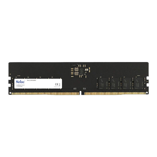 Netac NTBSD5P48SP-08 8GB DIMM System Memory, DDR5, 4800MHz, 1 x 8GB, 288 Pin, 1.1v, CL40-40-40-77 Bulk Packed - PC Gear UK