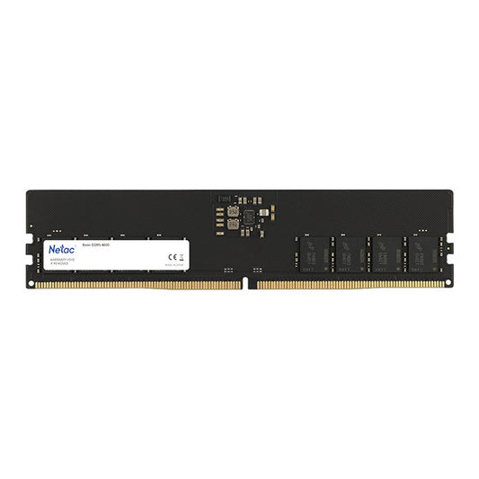 Netac NTBSD5P48SP-16 16GB DIMM System Memory, DDR5, 4800MHz, 1 x 16GB, 288 Pin, 1.1v, CL40-40-40-77 Bulk Packed - PC Gear UK